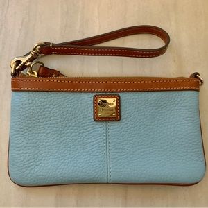 Dooney & Bourke Pebble Grain Large Slim Wristlet